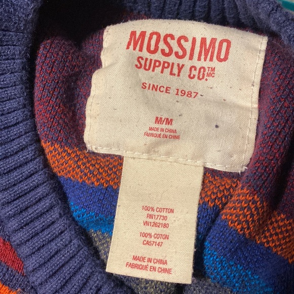 🛍️4/$20🛍️ Mossimo Supply Co. Blue Aztec Stripe Sweater - Picture 6 of 7